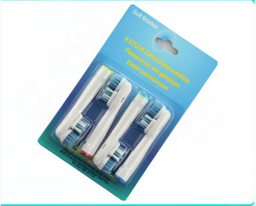 4ピースデュアルクリーン交換歯ブラシはオーラルb電動歯ブラシヘッドケア口腔衛生クリーン歯ツールEB-417A問屋・仕入れ・卸・卸売り