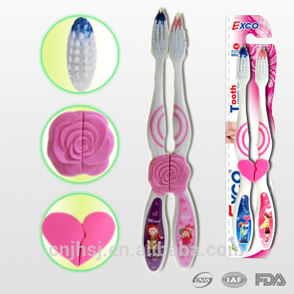 新しいデザインの歯ブラシ、 包装二重ペアの大人の歯ブラシ問屋・仕入れ・卸・卸売り