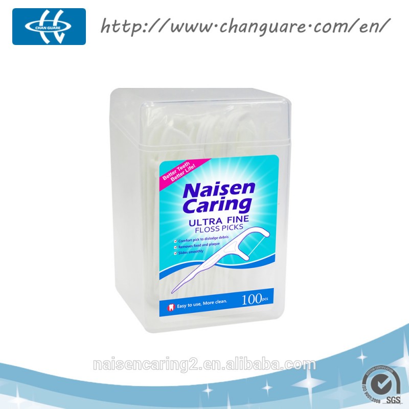 | Naisen思いやりPE7W 100ピース小さなボックス超細かいデンタルフロス/プラスチック歯科ピック(台湾のoemメーカー)問屋・仕入れ・卸・卸売り