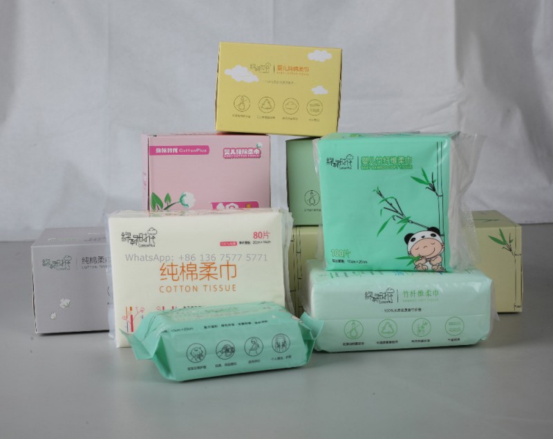 50 grammesナチュラルケアワイプクリーニング産業拭くロールカスタマイズ安いプリントスパンレース不織布生地oem問屋・仕入れ・卸・卸売り