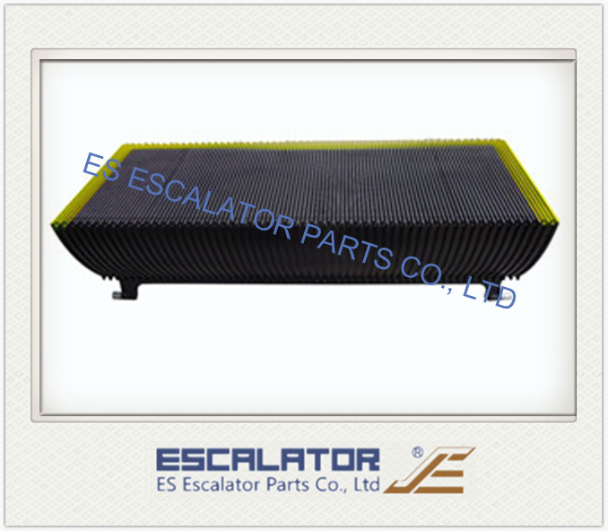 XAB26145A25 、 黒、 ステンレス鋼、 で黄色demarction 、 エスカレーター ステップ用oti問屋・仕入れ・卸・卸売り