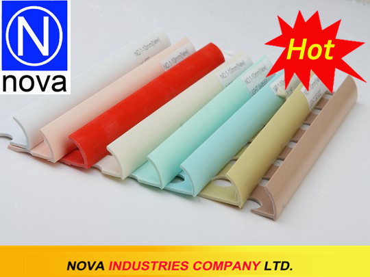 Pvc プラスチック タイル トリム/コーナー ビーズ タイル トリム用ラウンド壁問屋・仕入れ・卸・卸売り