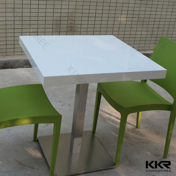 kkr学校のダイニングテーブルと椅子、 正方形の白い大理石のダイニングテーブル問屋・仕入れ・卸・卸売り