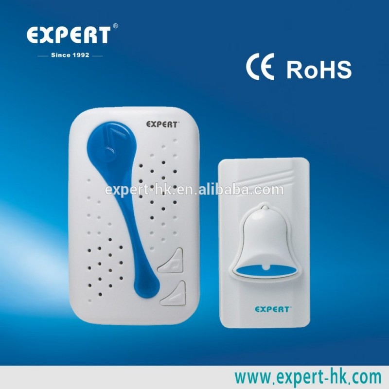 プラグインドアベルワイヤレスドアベル障害者向けで強い青フラッシャーled ce rohs 150メートル英国米国プラグE-8819問屋・仕入れ・卸・卸売り