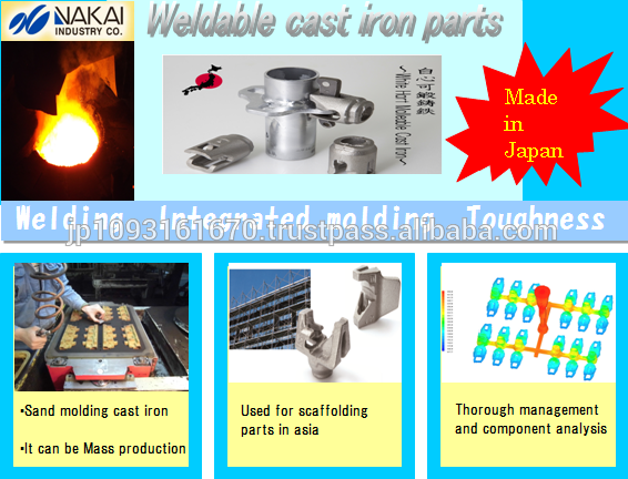 様々なタイプの高品質の鋳鉄の足場の部品、 利用可能なプロトタイプ問屋・仕入れ・卸・卸売り