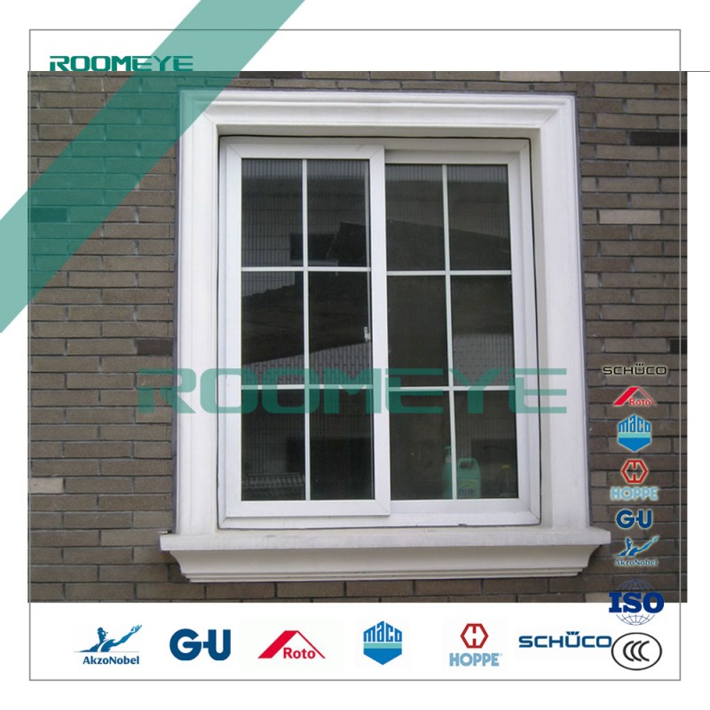 共通スタイル画面とグリルupvc窓pvc窓スライディング両開きupvc窓問屋・仕入れ・卸・卸売り