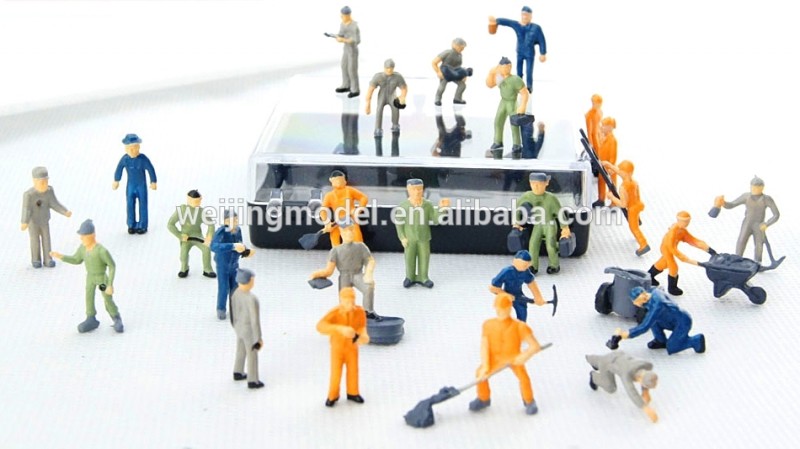 鉄道労働者、 1/87 ho フィギュア用建築モデル図、 ミニ フィギュア問屋・仕入れ・卸・卸売り