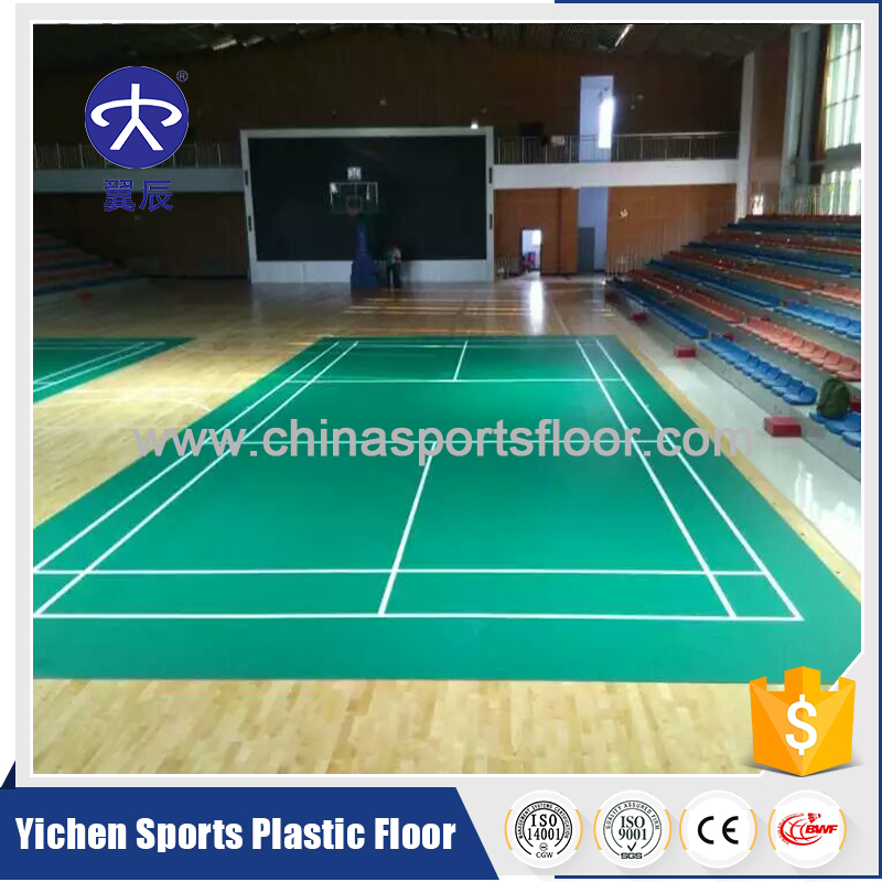 中国でアリババ熱い販売屋内pvcスポーツプラスチック床用バドミントン裁判所問屋・仕入れ・卸・卸売り