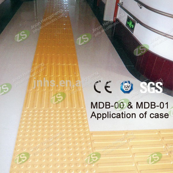 中国黄色い歩道のゴムハザードtactiles/触覚指標リブ編みパターン問屋・仕入れ・卸・卸売り