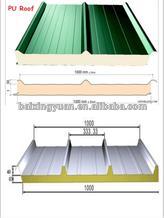 ポリウレタンフォームbaixingyuan段ボールカラフルな屋根用サンドイッチパネル問屋・仕入れ・卸・卸売り