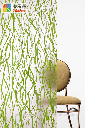 新しい近代的な海の雑草20153フォーム半透明のpetg樹脂パネル用バックライト、 壁装飾パネル画面問屋・仕入れ・卸・卸売り