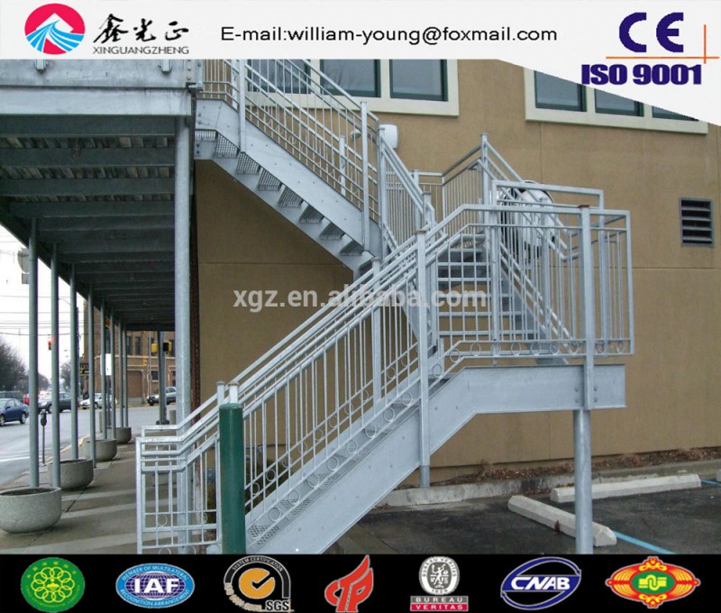 鋼構造シンプル階段使用用倉庫、ワークショップ、オフィス、リビングハウス問屋・仕入れ・卸・卸売り