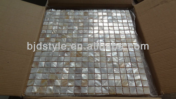 12" x12" 白い色安価な天然シェル真珠のモザイクの母問屋・仕入れ・卸・卸売り