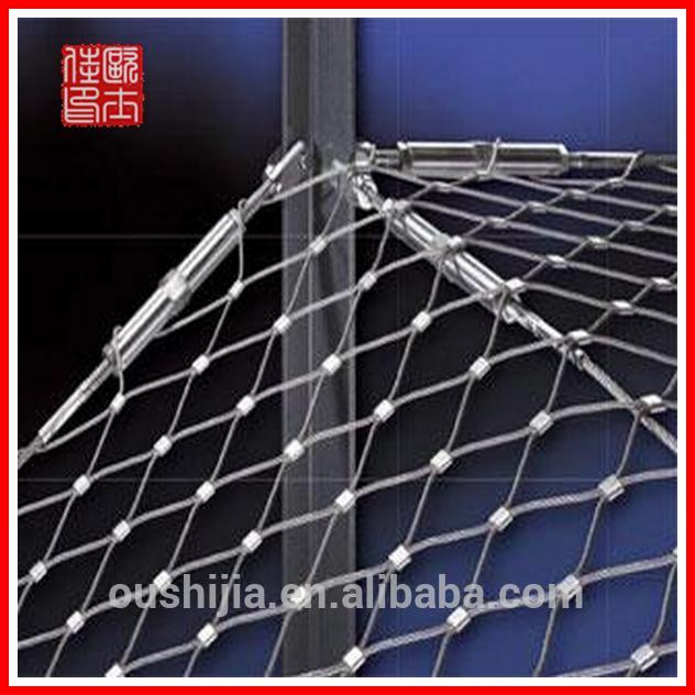 売れ筋304ステンレス鋼ワイヤーロープメッシュ/スチールワイヤーロープメッシュ/ワイヤーロープメッシュ問屋・仕入れ・卸・卸売り