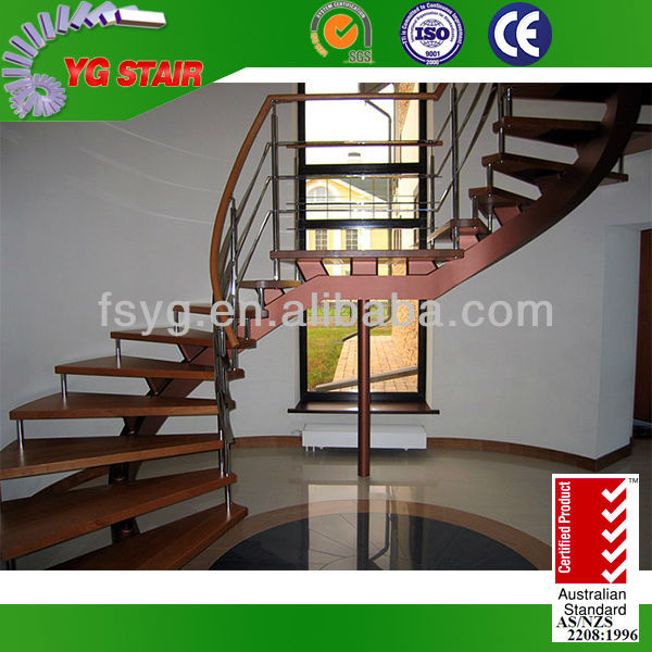 Yg9001-15スチール木製の階段の設計問屋・仕入れ・卸・卸売り