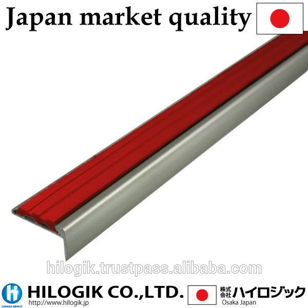 アンチスリップアルミニウム鋼階段非スリップwithperforated D110-1mオレンジ赤ラバータイヤで複数の機能日本製問屋・仕入れ・卸・卸売り