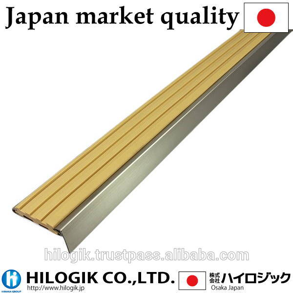 日本アンチスリップステンレススチール階段非スリップwithperforated D105-2mライトベージュゴムタイヤ日本製問屋・仕入れ・卸・卸売り