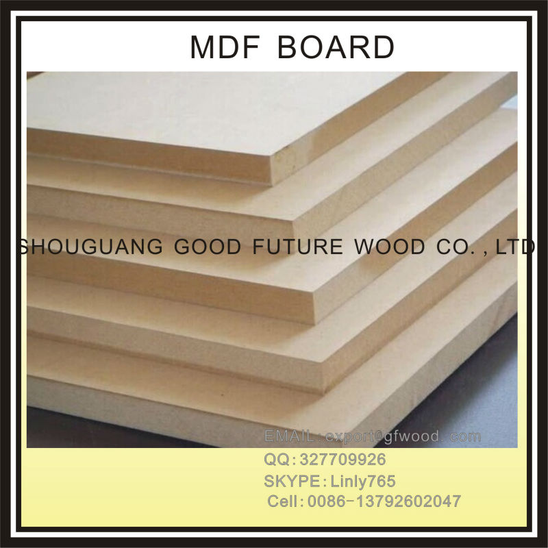 2015高品質のmdfボード、 生のmdf、 販売のためのプレインmdf問屋・仕入れ・卸・卸売り
