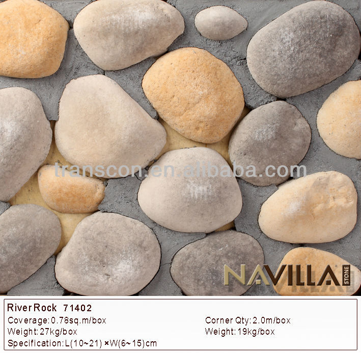 黒岩川石の装飾的な小さな小石石71402風景石問屋・仕入れ・卸・卸売り